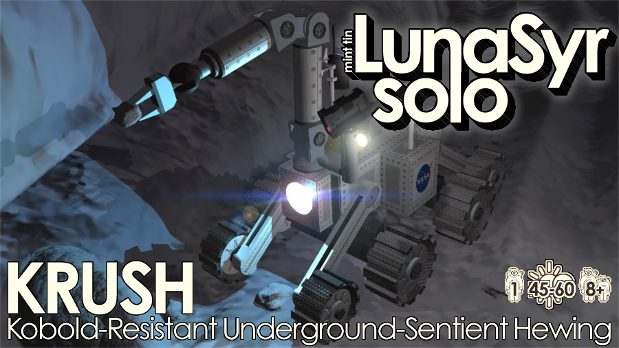 Mint Tin LunaSyr KRUSH solo rules