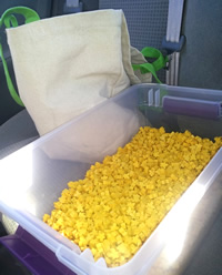 Kate's 5,000 lunch meeples