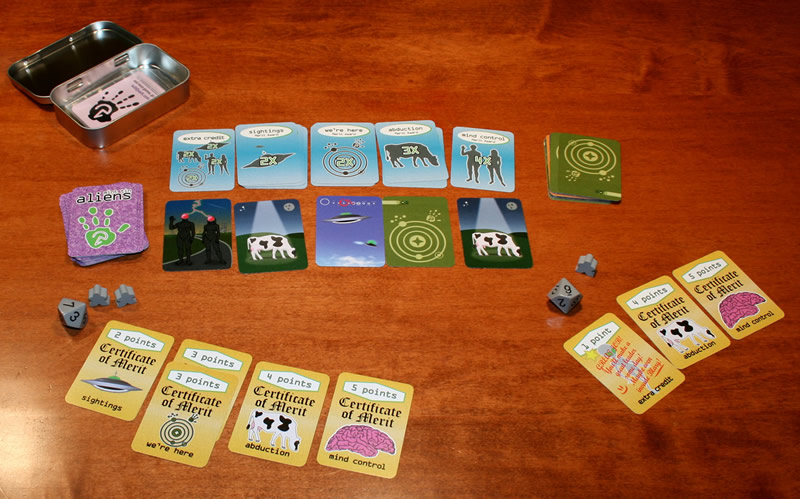 Mint Tin Aliens play